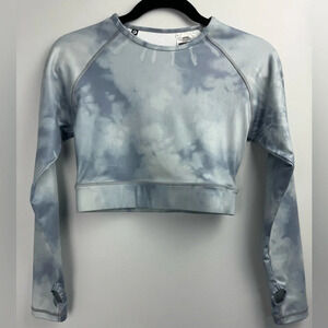 AYBL Core Tie dye long sleeve crop top size Medium